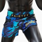 Шорти - Fairtex Muay Thai Shorts BS1916 Golden Jubilee - Blue​